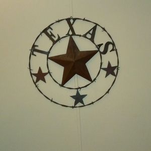 Iron metal Texas Star